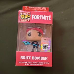 Fortnite Bright Bomber Pop Figure Keychain